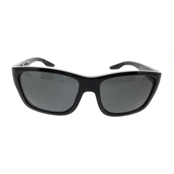 Prada Linea Rossa 0PS 01WS 11C05U Matte Grey Rectangular Sunglasses - Picture 2 of 5